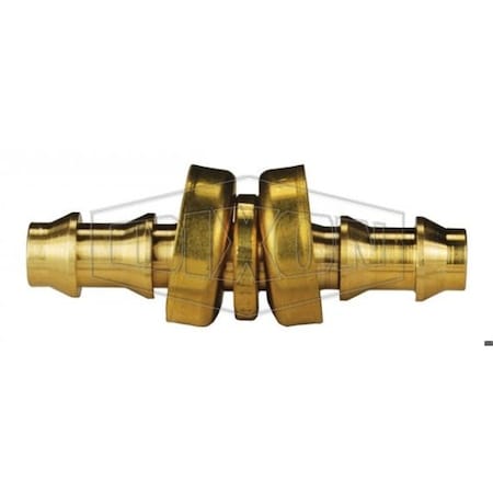 Dixon Hose Mender with Brass Cap, 3/4 in, Push-On Hose Barb, -40 to 212DegF 2961212CBC
